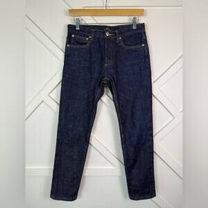 A.P.C. Indigo Petit New Standard Slim Jeans Raw Japanese Selvedge Denim Size 28